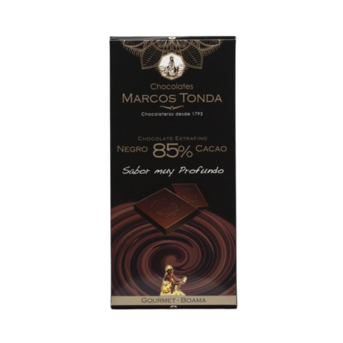 Marcos Tonda - Dark Chocolate 85% Cacao Bar  - 125 g