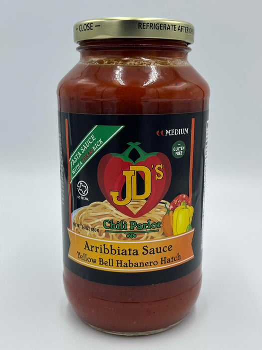 JD's Chili Parlor - Texas - Arribbiata Pasta Sauce - 24 oz (Case of 6)