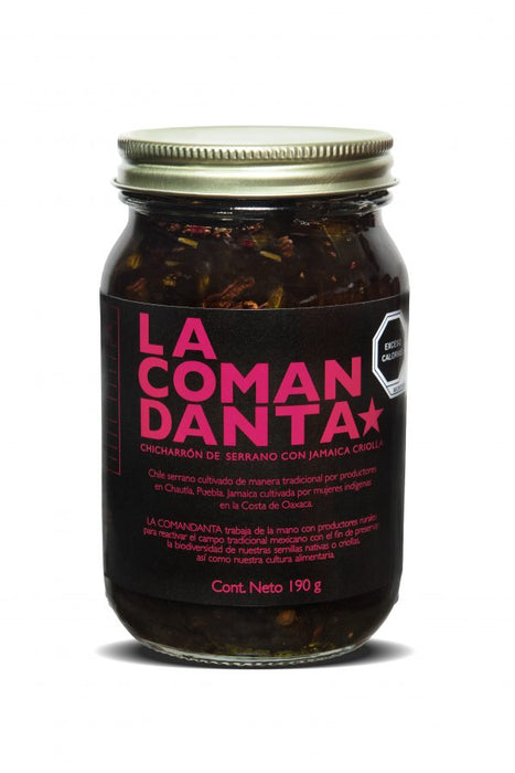 La Comandanta - Mexico - Crispy Serrano Chili with Heirloom Hibiscus Flower - 6.7 oz