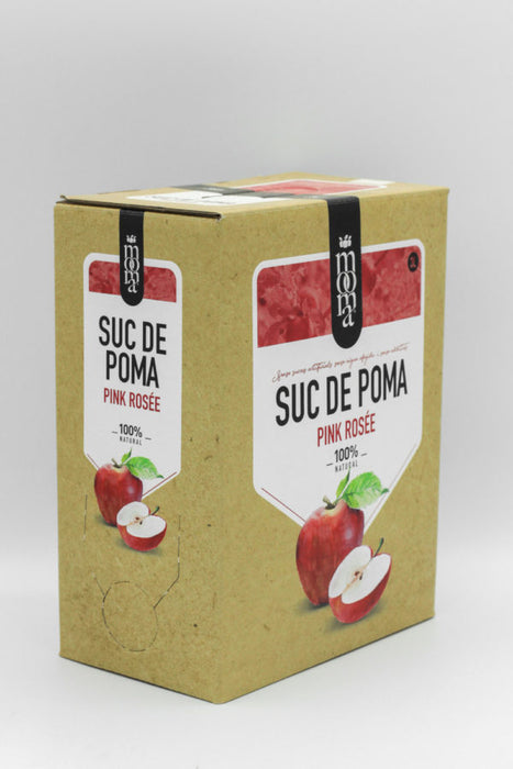 Mooma - Spain - Pink Rosée Apple Juice - 3L Bag in Box