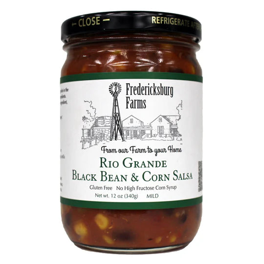 Fredericksburg Farms - Texas - Rio Grande Black Bean & Corn Salsa - 12 oz.