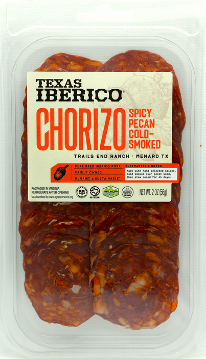 Texas Iberico® - Texas - Sliced CHORIZO - 2 oz.