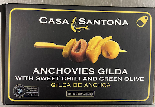 "Gilda" Anchovie Skewer - 130g Can