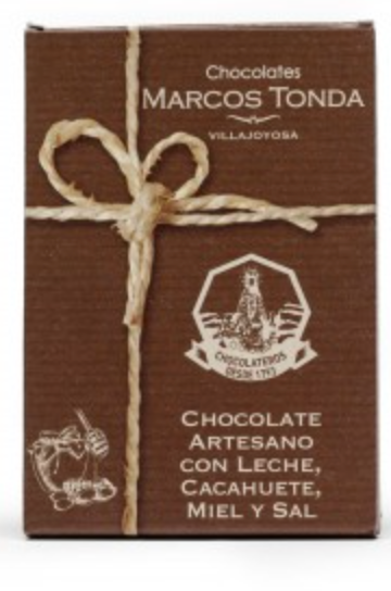 Marcos Tonda - Artisanal Chocolate with Milk, Peanuts, Salt and Honey