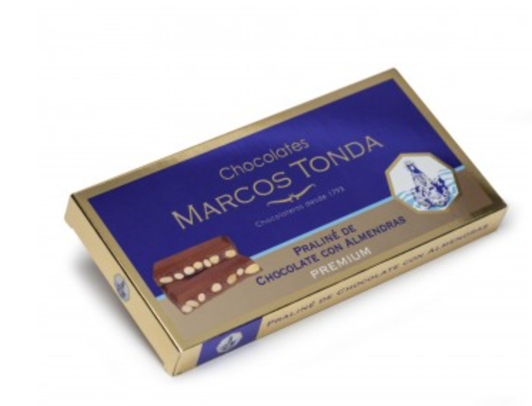Marcos Tonda - Chocolate Praline Almond Tablet