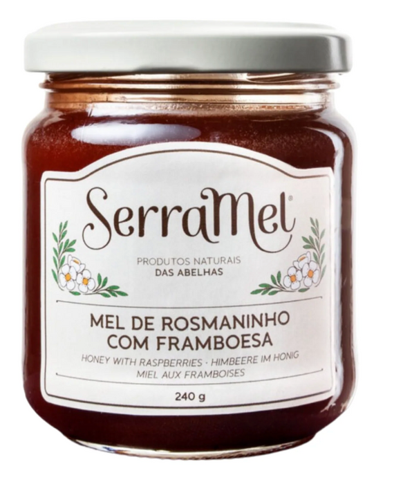 Serramel - Wild Lavender Honey with Raspberries - 240 grams