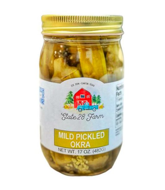 State 28 Farm - Texas - Mild Pickled Okra - 17 oz