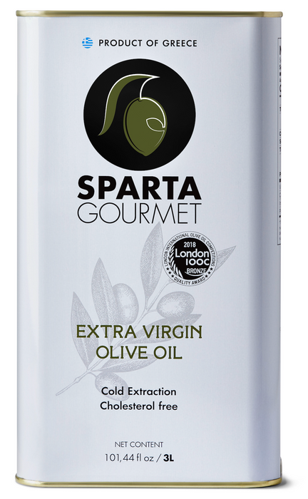 Sparta Gourmet - Greece - Conventional EVOO - 3 liter (Case of 4)