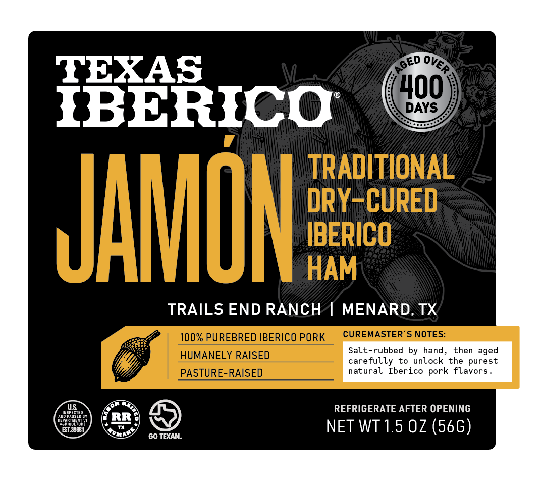 100% Texas Iberico Ham Bone-In & Boneless Options!