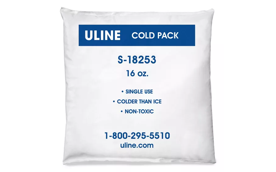 ULINE - Single-Use Cold Packs - 16 oz