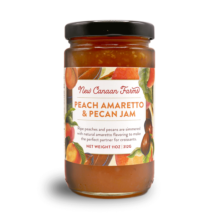 New Canaan Farms - Texas - Peach Amaretto & Pecan Jam - 11 oz.