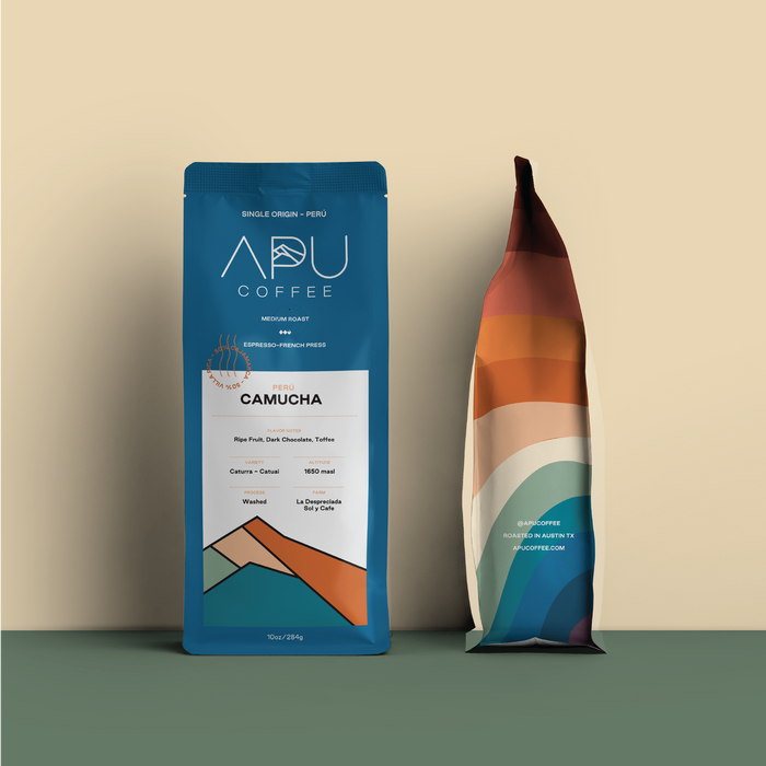 APU Coffee - CAMUCHA: Single Origin, Medium Roast, Peruvian Coffee, 10 oz.