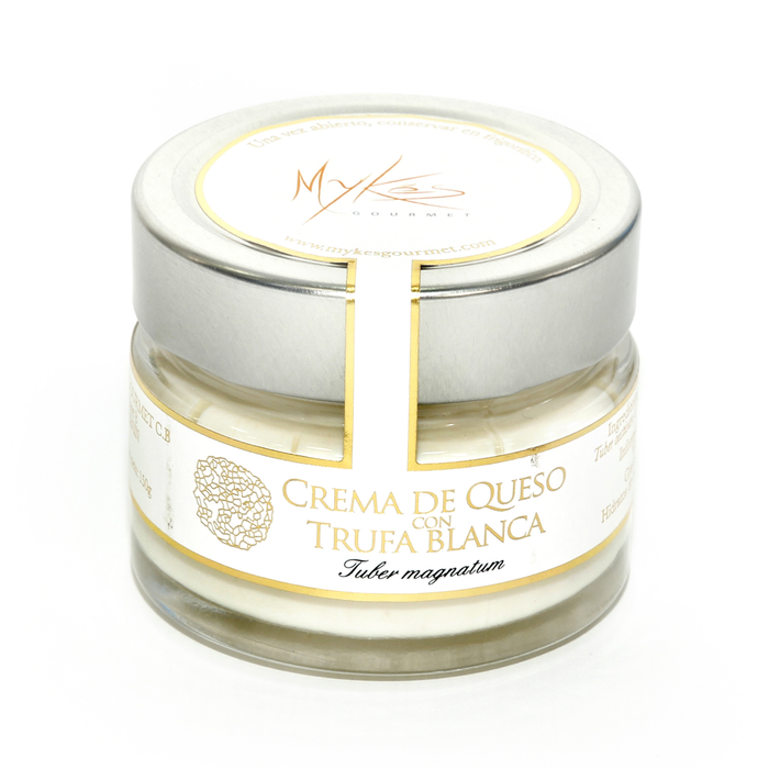 Mykes Gourmet - Spain - Cheese Cream with White Truffle (Tuber magnatum) - 140 Grams