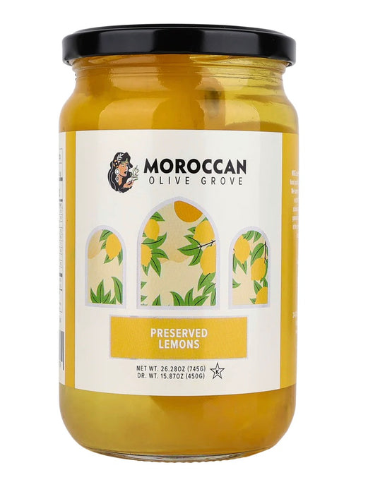 Moroccan Olive Grove - Moroccan Preserved Lemons - 26.28 oz