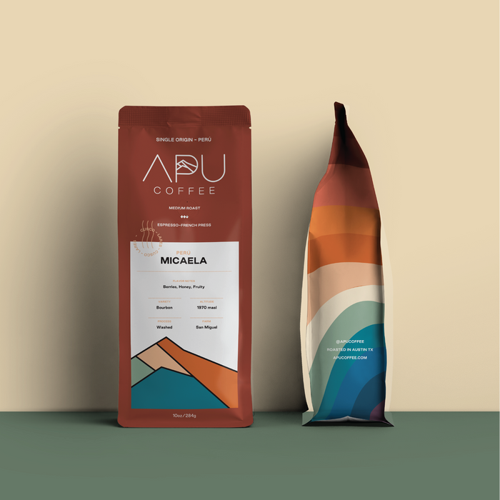 APU Coffee - MICAELA: Single Origin, Medium Roast, Peruvian Coffee, 10 oz.