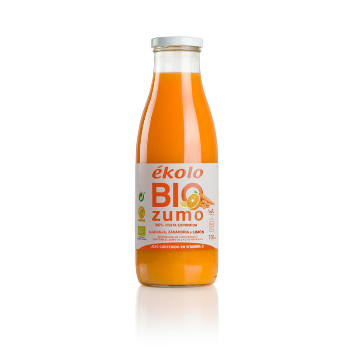 Ekolo - Spain - Organic Orange & Carrot Juice - 100% Squeezed -750 ml