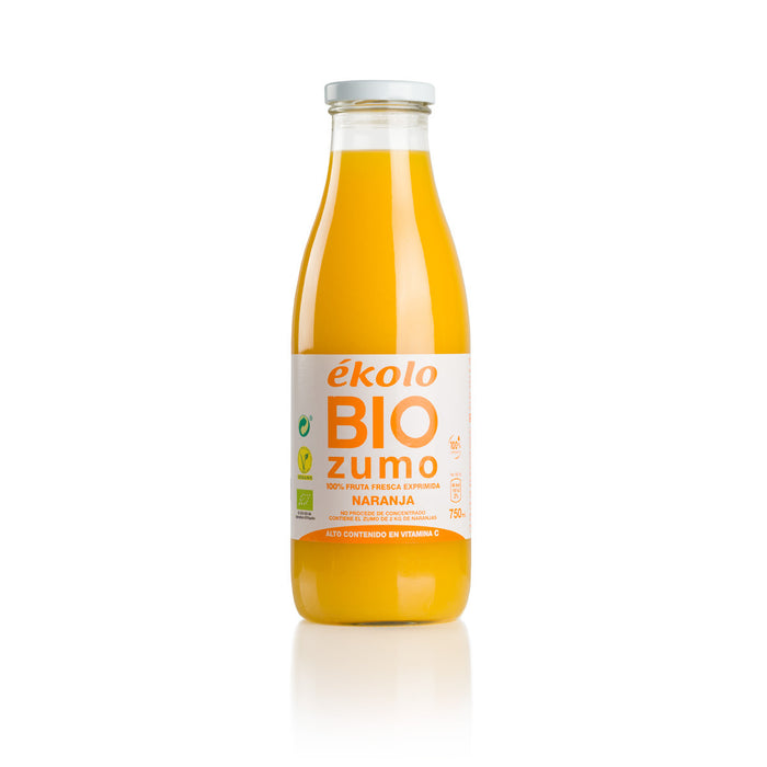 Ekolo - Spain - Organic Orange Juice - 100% Squeezed -750 ml