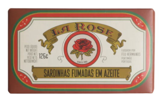 La Rose - Portugal - Smoked Sardines in Olive Oil - 125 grams