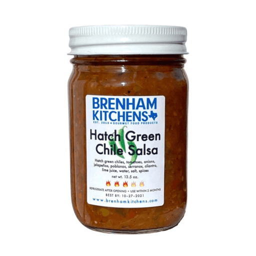 Brenham Kitchens Hatch Green Chile Salsa - Los Olivos Markets