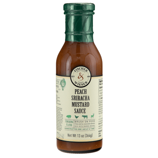 F&W Peach Siracha Mustard Sauce - Los Olivos Markets