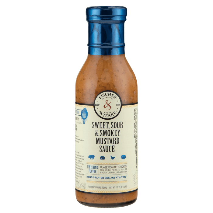 F&W Sweet Sour & Smokey Mustard Sauce - Los Olivos Markets
