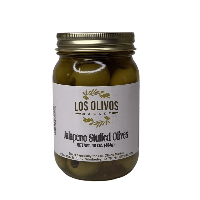 Jalapeño Stuffed Olives - Los Olivos Markets