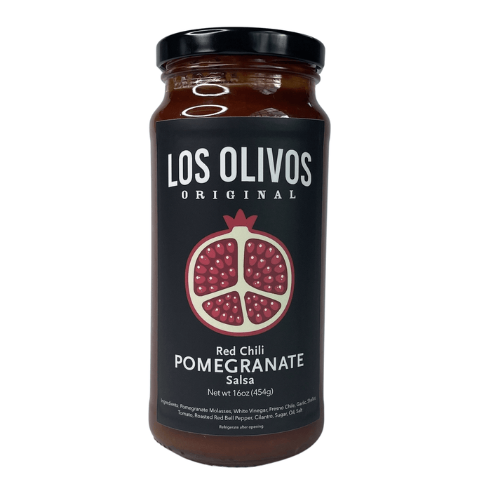 Los Olivos Original - Texas - Red Chili Pomegranate Salsa - 16 oz.