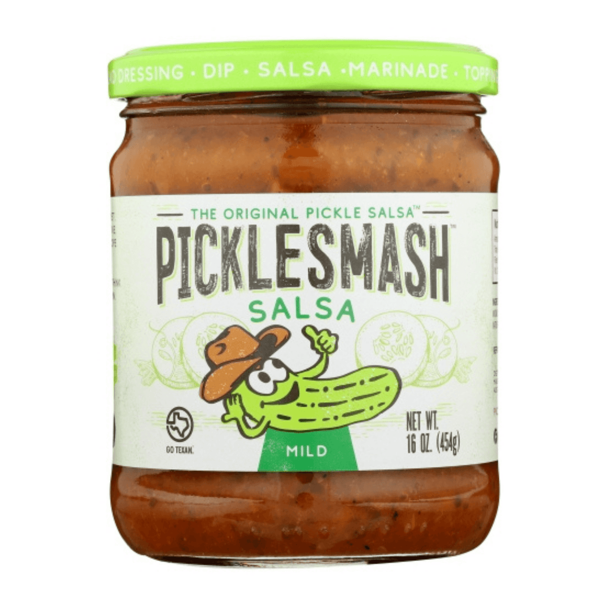 Picklesmash Texas Salsa Mild 16 oz. — Alta Gama Foods