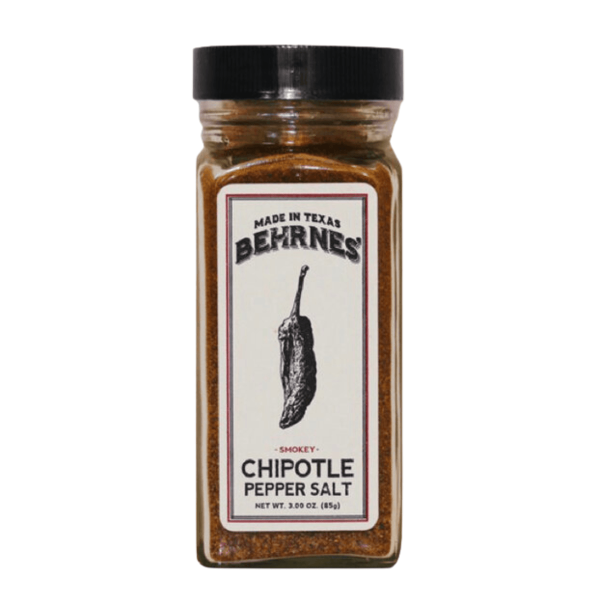 Behrnes Texas Chipotle Pepper Salt 3 oz. — Alta Gama Foods