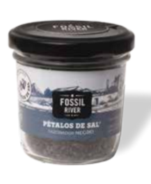 Fossil River - Black Salt Flakes - 60 grams