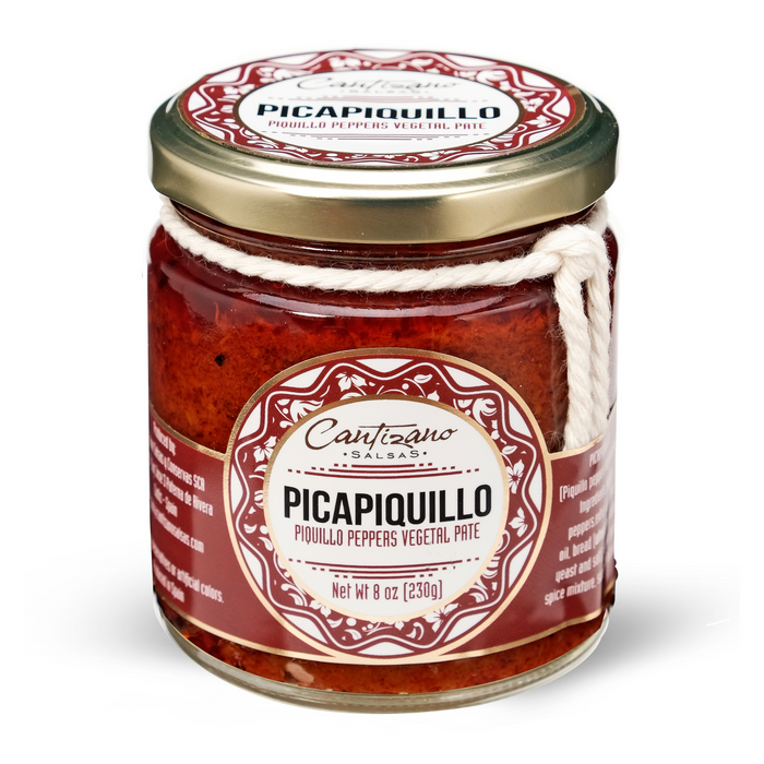Cantizano Salsas - Picapiquillo Pate (Piquillo Pepper Spread) - 8 oz.